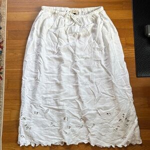 White Midi Skirt